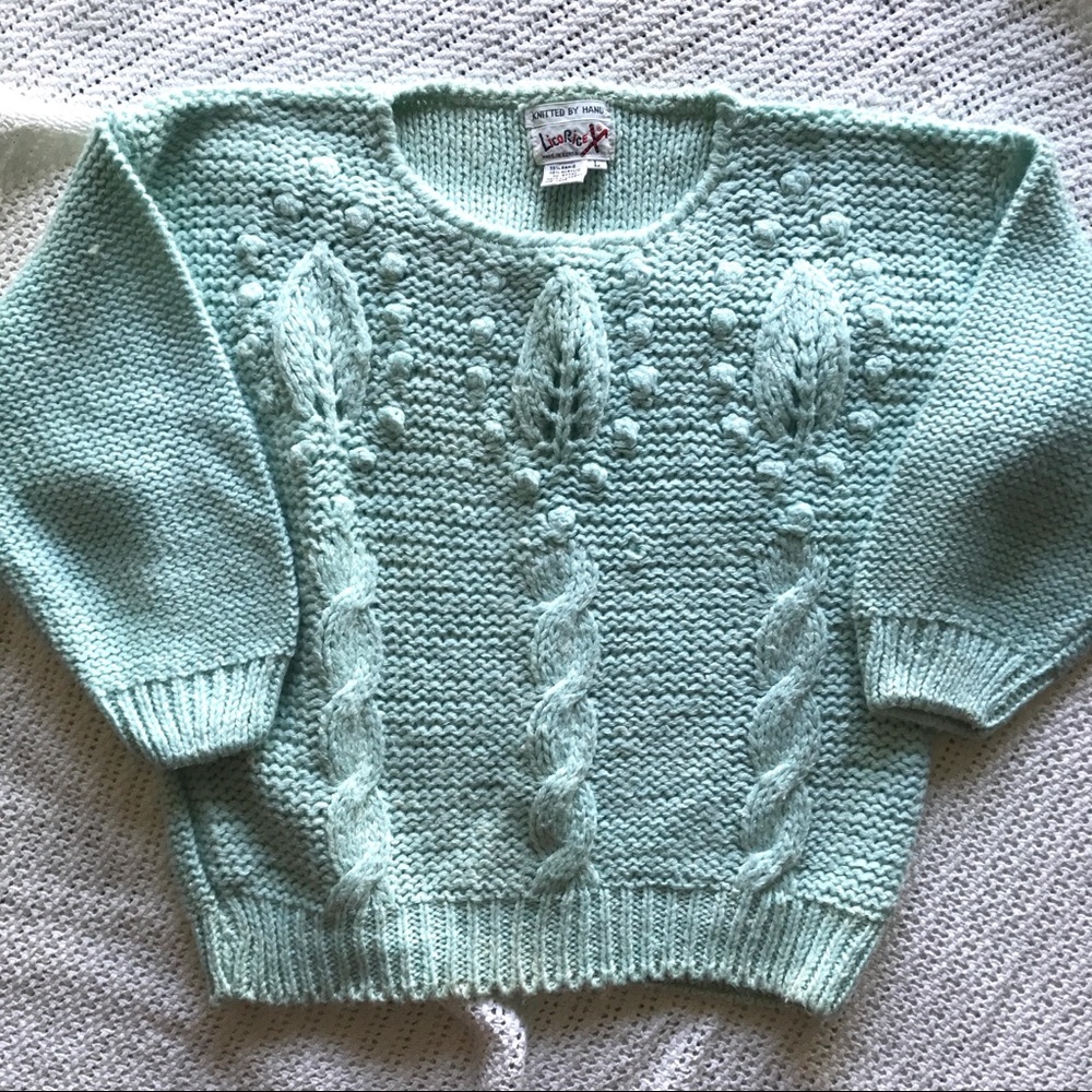 𝓥𝓲𝓷𝓽𝓪𝓰𝓮 Mint Sweater